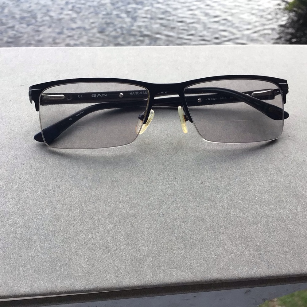 Gant Eyewear Eyeglasses Semi Rim G 3024 SBLK Handmade Acetate Frame